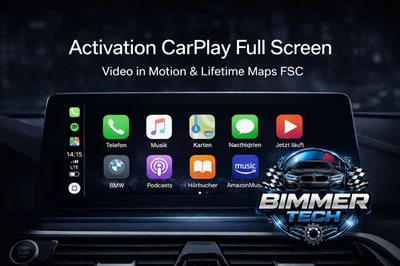 BMW Apple CarPlay Italia NBT-EVO id5-id6, video en movimiento + mapas de por vida - Imagen 1 de 4