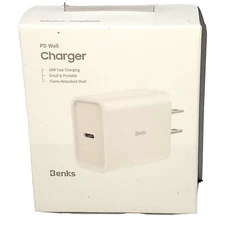 Benks Portable Fast PD Charger Type C 18W Fast Charging Wall Adapter Brand New