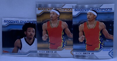 2023 UD Goodwin Nick Smith Jr Lot Orange And Base 3 Card Lot