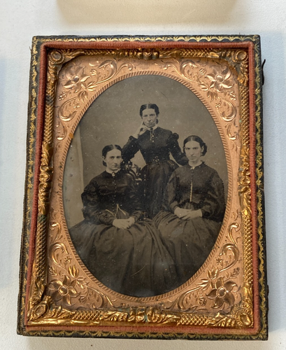6 Antique Daguerreotypes: One 1/4 plate & five 1/6 plates William Shew, Boston - Imagen 2 de 24