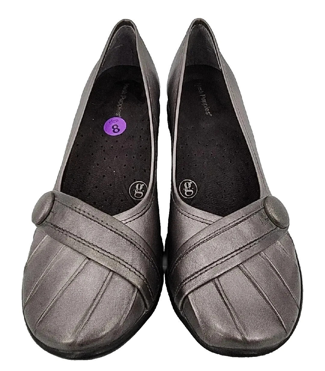 Hush Puppies Zapatillas de Ballet para Mujer Parte superior de cuero Sólido