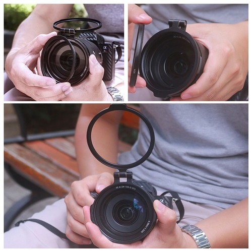 R-82 82mm Rapid Filter System Camera Lens ND Filter Metal Adapter Ring G8W0 - 第 5/7 張圖片