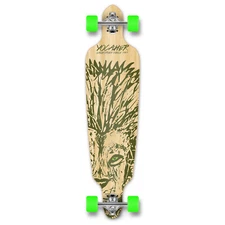 Yocaher Drop Through Longboard Complete - Spirit Animal LION