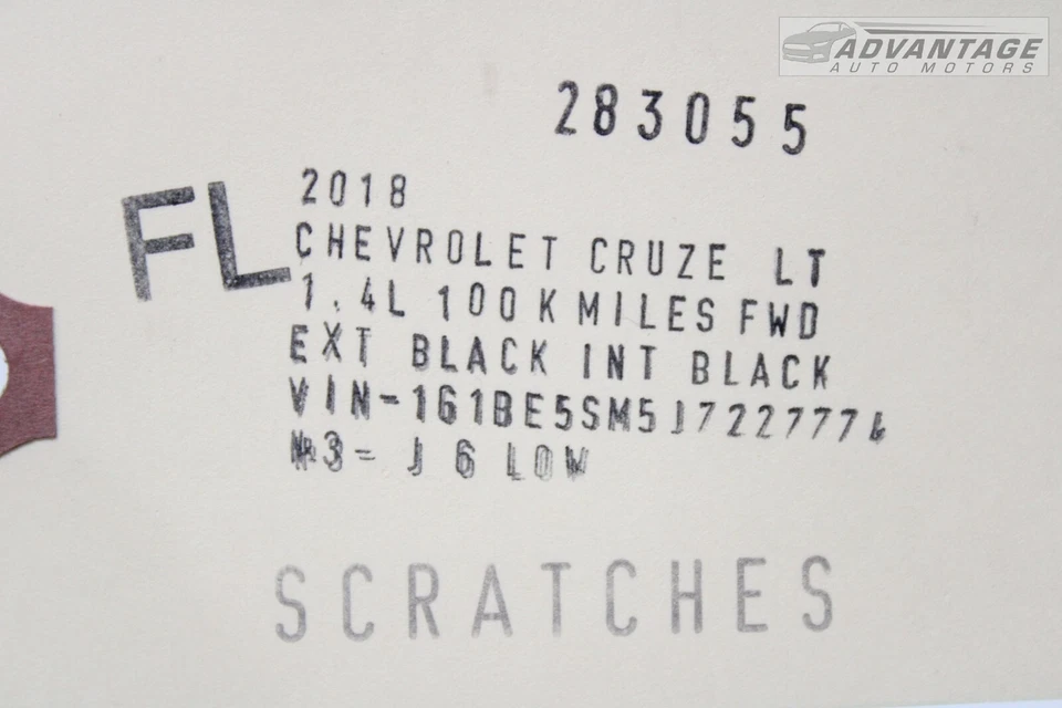 2016-2019 CHEVROLET CRUZE LT ПЕРЕДНЯЯ ЛЕВАЯ ВОДИТЕЛЬСКАЯ ДВЕРЬ КОРПУС СТЕКЛА OEM - Изображение 4 из 4