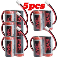 5X CR123A Pack 3.0V 1500mAh Non-rechargeable Li-ion Battery with White Plug