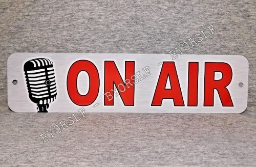 Metal Sign ON AIR radio show station broadcast live television microphone - #3