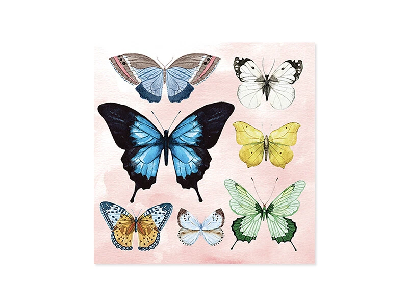 Up With Paper 3D Treasures POP-UP GREETING CARD, Watercolor Butterflies - Image 2 of 2