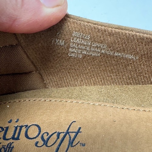 EuroSoft by Sofft karamellbrauner Damen-Pump aus Wildleder mit Absatz, Größe 7,5 - Bild 6 von 9