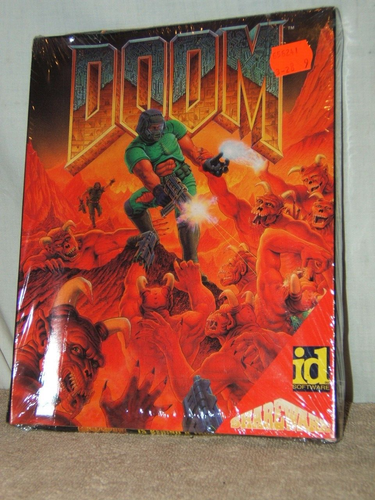 Doom Shareware - Sealed - IBM 3.5” - Big Box PC - 1993 id Software Not Graded