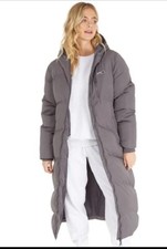 Bench Womens Maxi Length Padded Puffer Jacket Black. Size 10. Rrp £139.99