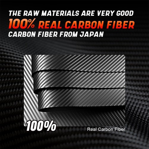 for tesla model 3 Y Matte Dry Carbon Fiber Center Console Side Panel Covers - Picture 4 of 7