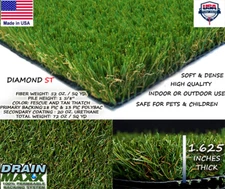 Diamond Synthetic Landscape Fake Grass Artificial Pet Turf Lawn 2' x 3' (6 sf) 