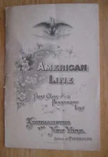 PHILADELPHIA (American) 1908 First Class Passenger List