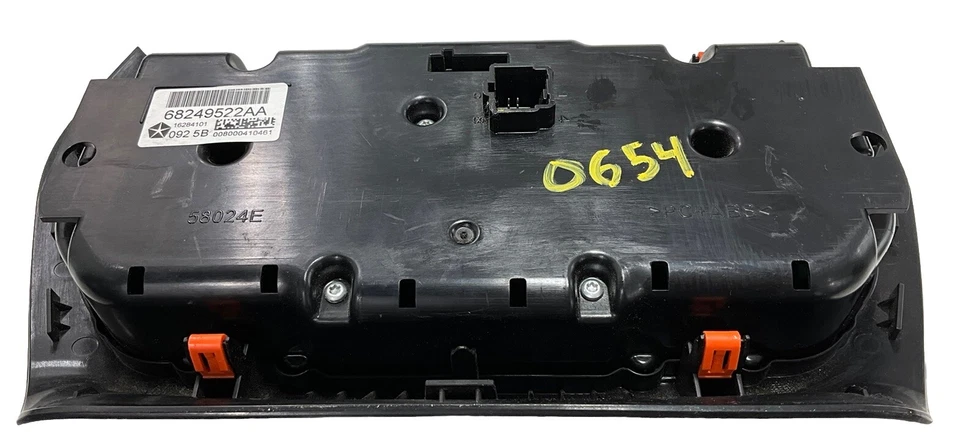 Jeep Cherokee 2015 calefacción aire acondicionado control climático temperatura OEM # 68249522AA # F4 Foto 3 de 4