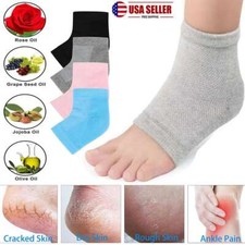 1-2 Pairs Moisturizing Gel Heel Socks Foot Care Dry Cracked Feet Skin Protectors