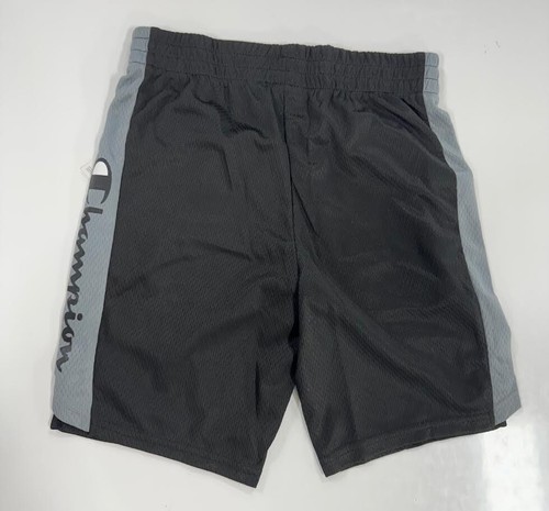 CHAMPION ' C9 MESH ATHLETIC SHORTS ' BOYS ' BLACK/GRAY ' SIZE SMALL - Picture 4 of 4