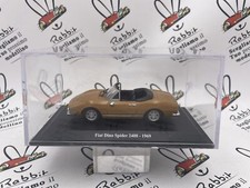 DIE CAST " FIAT DINO SPIDER 2400 - 1969 " +  BOX 2  1/43 FIAT STORY
