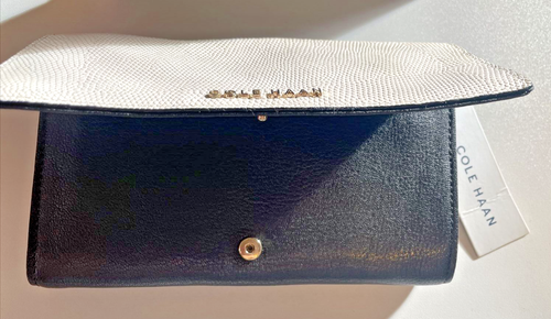Cole Haan wallet women black multi $148 .Flap Accordian . - Picture 6 of 6