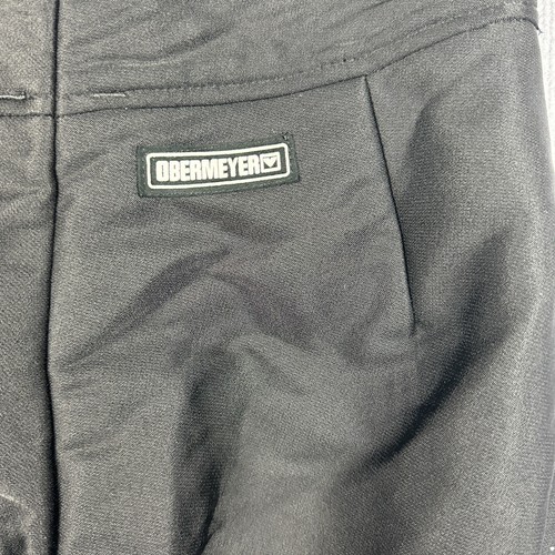 Obermeyer Stirrup Ski Pants Women's W26xL30 Black High Rise Wool Blend - Picture 4 of 9