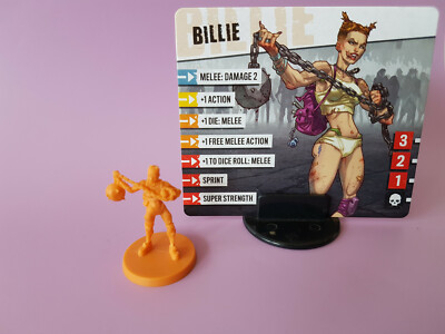 Zombicide 2nd Edition - Survivor BILLIE  - Kickstarter Exclusive 