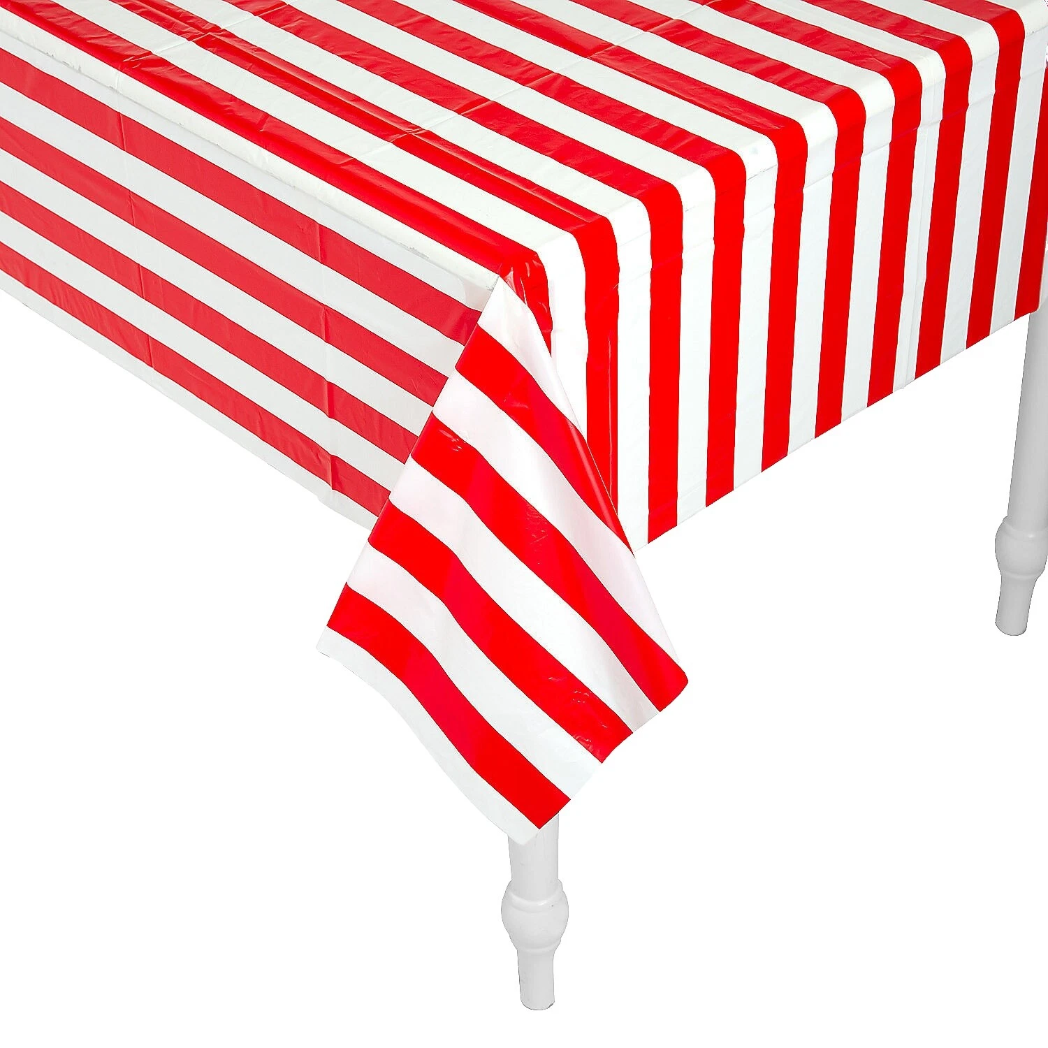 Multicolor Striped Party Tablecloths