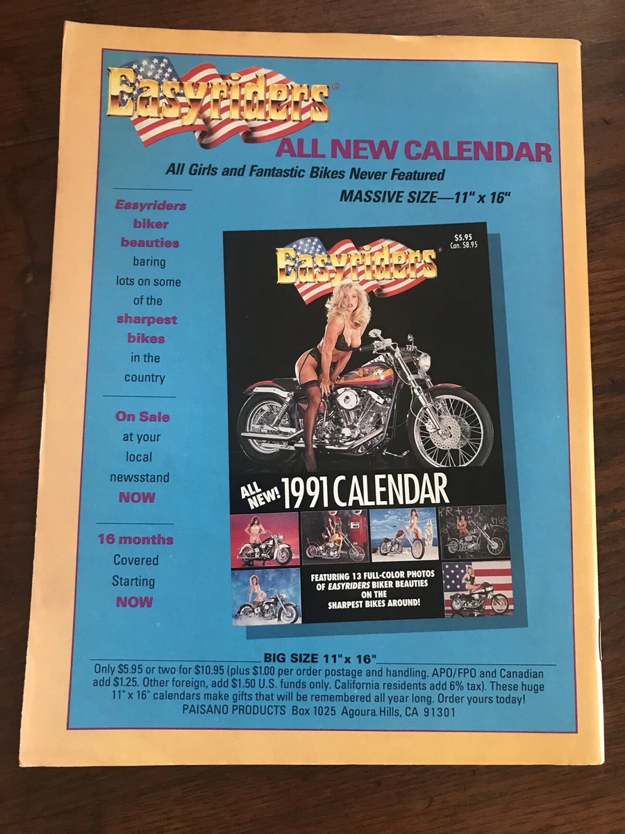 Biker Magazine April 1991-Ridin' For America | eBay