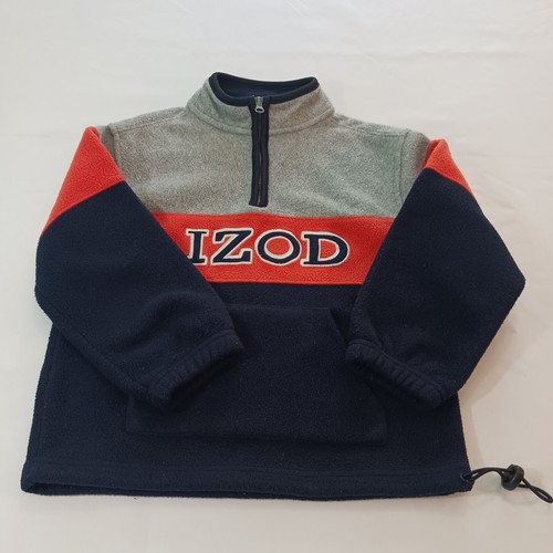 IZOD PerformX RN#50260 Youth/Boys Multicolor 1/4 Zip Sweater Long Sleeve Sz L(7) - Picture 6 of 9