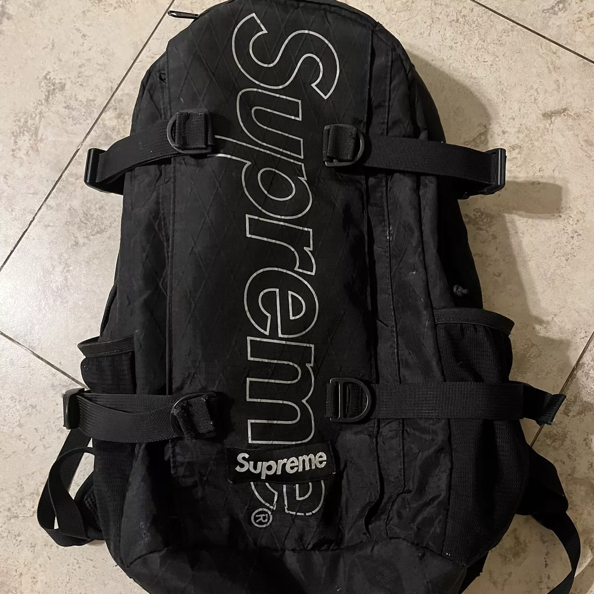 Supreme Backpack (FW18) Black  Supreme backpack, Backpacks, Supreme  clothing