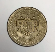 Vintage Showbiz Pizza Vintage Arcade Token - Coin