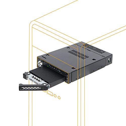 Корпус для накопителя Icy Dock ToughArmor MB834M2K-B с разъемом 3,5 M.2, PCI Express NVMe -