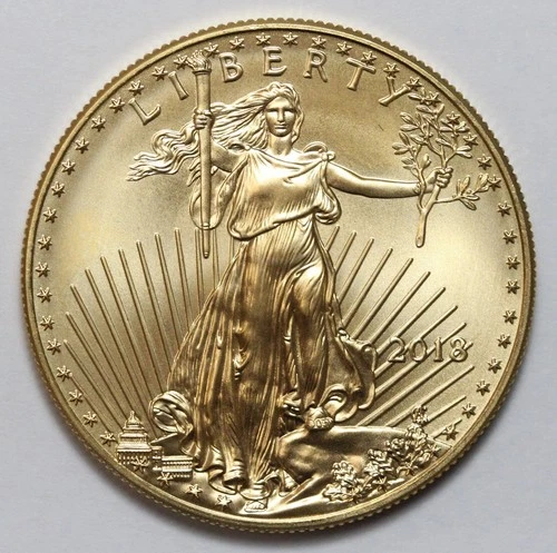 2018 1oz Gold Eagle BU Coin - Uncirculated - One Ounce