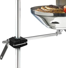 Round Rail Grill Mounting Hardware Kit for Standard 7/8" or 1" Rails, Compatible