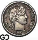1907-S Barber Dime, Scarce Date, Choice XF++