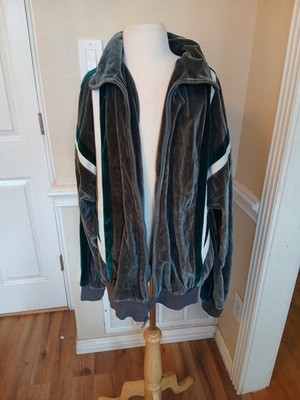 Vintage Christian Dior Monsier Velvet Track Jacket Made In Usa Large Unisex