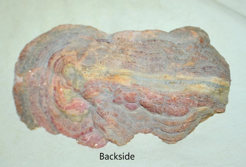 Big Rhodochrosite Banded Formation Slab from Argentina * deep red - Image 3 of 4