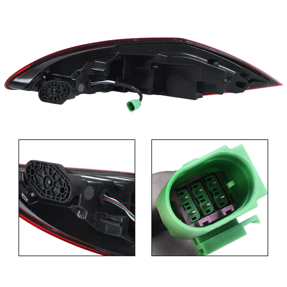 Upgrade Red LED Tail Light Brake Lamp Pair For 2010-2013 Porsche Panamera 970 - Image 4 of 4
