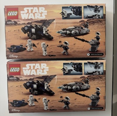 2x LEGO 40755 Star Wars Imperial Dropship vs. Rebel Scout Speeder