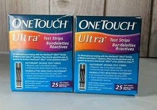 OneTouch Ultra Test Strips 2 PACK - 25 Count BB 4,25