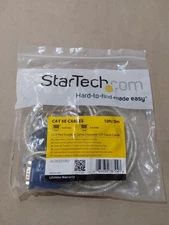 StarTech Cat 5E Cables 10ftSnagless Cat5e Crossover UTP Patch Cable 45CROSS10RD