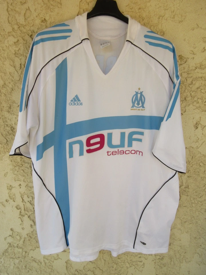 Maillot OLYMPIQUE DE MARSEILLE OM 2006 ADIDAS vintage RIBÉRY 7 trikot shirt XXL - Photo 2/4