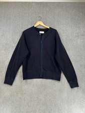 Universal Works Cardigan Mens M Navy Heavy Cotton Button Up  Jacket Chore