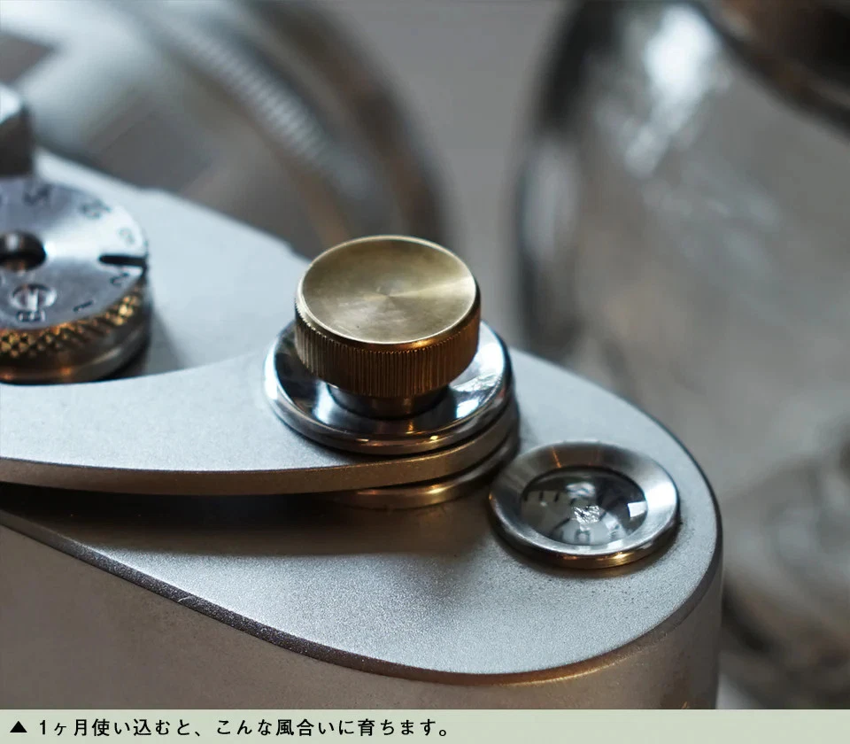 NANIGASHI Camera Shutter Release Button Brass Base finish Large Made in Japan L - Image 4 of 4
