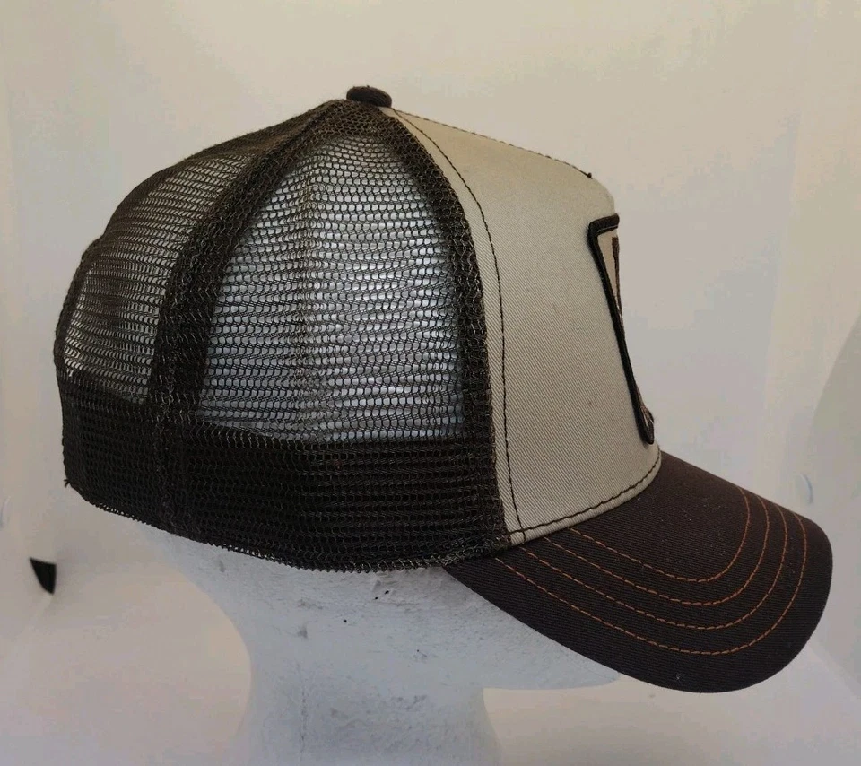 Gorra Goorin Bros Marrón Gorra Oso Pardo Logo Malla Snapback Ajustable Talla Única  Foto 2 de 4