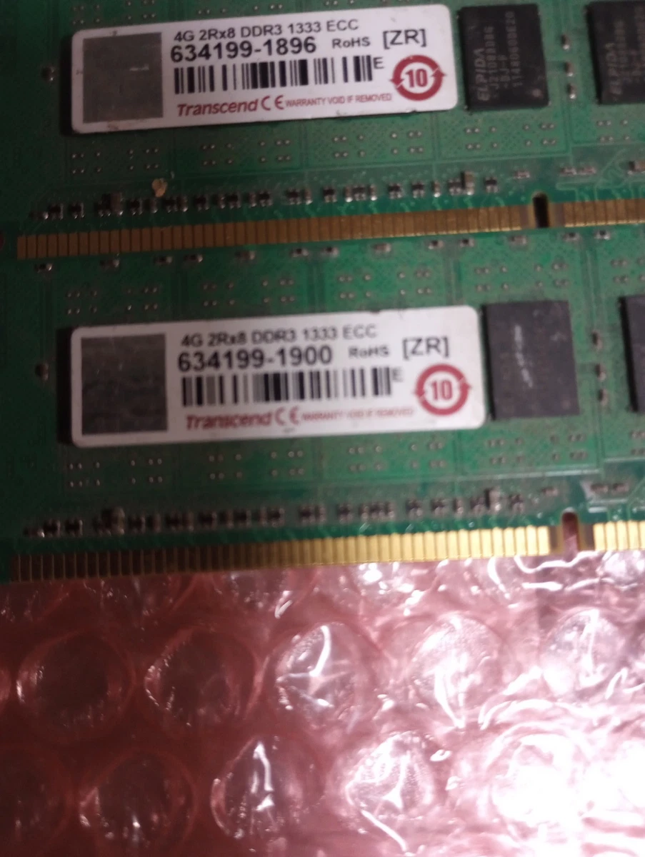 Kit RAM 8Go (2x4Go) DDR2-5300 ECC Pour Serveur Asus RS260-E4/RX8 - FB-DIMM