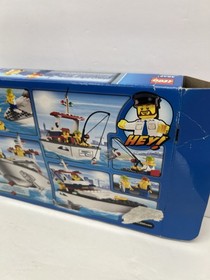 LEGO CITY: Fishing Boat (4642) With Box Mini Figures & Instructions Shark