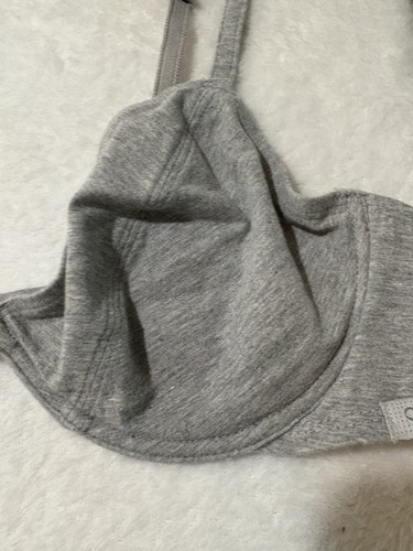 Sujetador con aros Calvin Klein vintage años 90 gris mezcla de algodón talla 32B (etiqueta 34) - Imagen 8 de 18