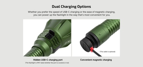 Olight Javelot Turbo 2 1800 Lumen Long Throw Rechargeable Flashlight - Picture 6 of 11