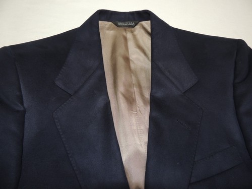 Lanvin Blau Feder Wildleder Vintage Blazer Jacke Mantel 38 Kurz - Bild 9 von 11