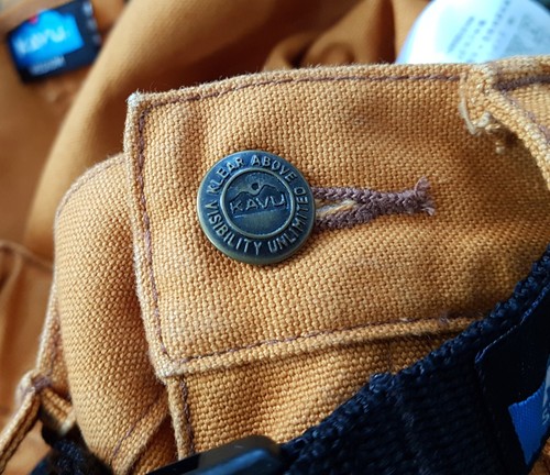 Kavu Climbing Belted Adjustable Canvas Vintage Men's Cargo Shorts sz M - Picture 7 of 12