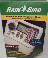 Rain Bird Simple To Set Irrigation Timer Lawn Watering 9-Zone SST-900i